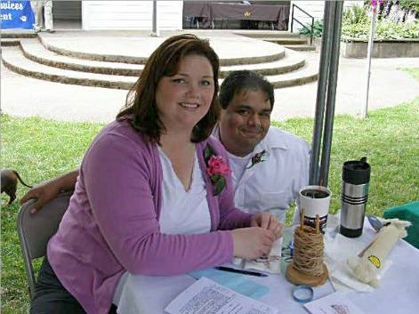 Kimberly Ristedt and Dan Mata at the Canby Dog Show 2007